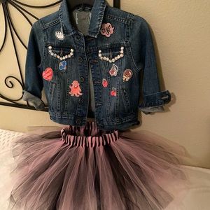 Jean Jacket And Tutu